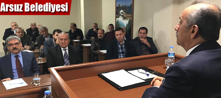 Arsuz Belediye Meclisi Yılın İlk Toplantısını Gerçekleştirdi