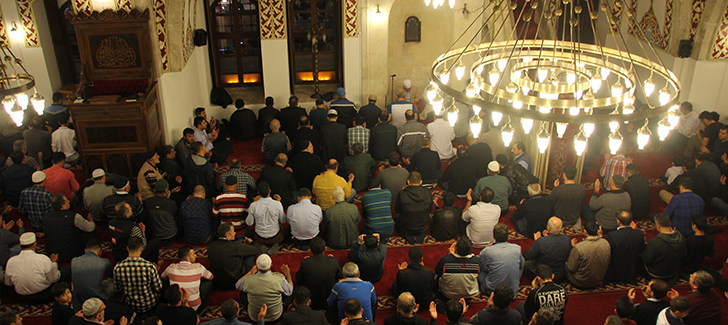 Anadolunun İlk camisi Habib-i Neccar Camisinde Regaib Kandili