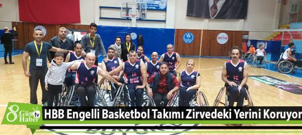 HBB Engelli Basketbol Takımı Zirvedeki Yerini Koruyor