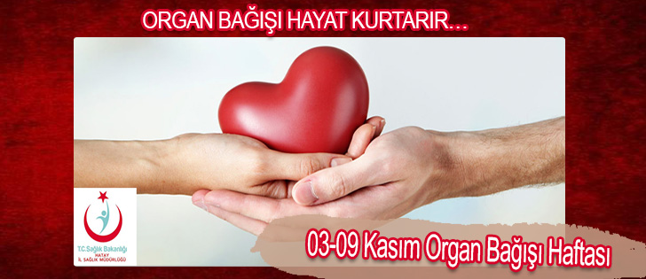 03-09 Kasım Organ Bağışı Haftası