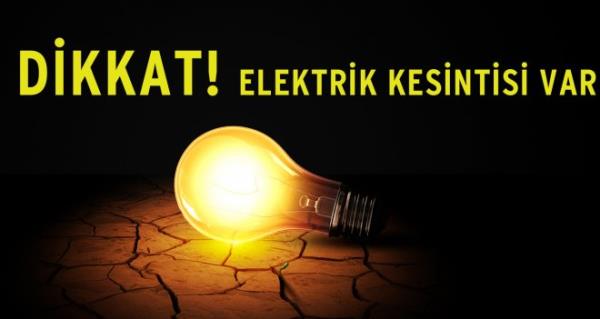 Hatay'da 28 Şubat Cumartesi Günü Elektrik Kesintisi