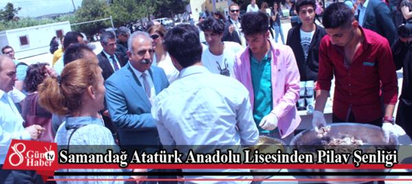 Samandağ Atatürk Anadolu Lisesinden Pilav Şenliği 