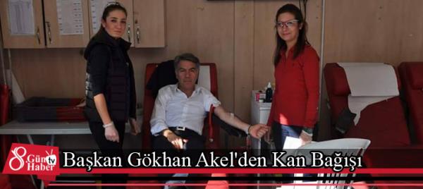 Başkan Gökhan Akel'den Kan Bağışı