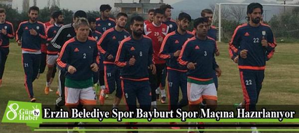 Erzin Belediye Spor Bayburt Spor Maçına Hazırlanıyor