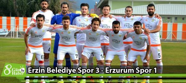 Erzin Belediye Spor - 3 Erzurum Spor 1