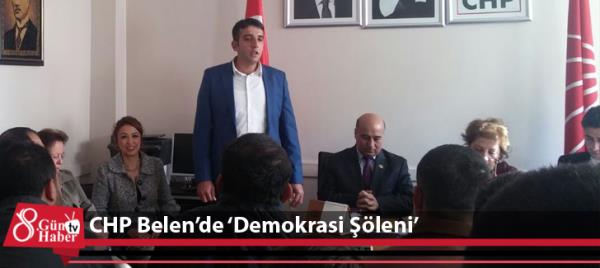 CHP Belende Demokrasi Şöleni