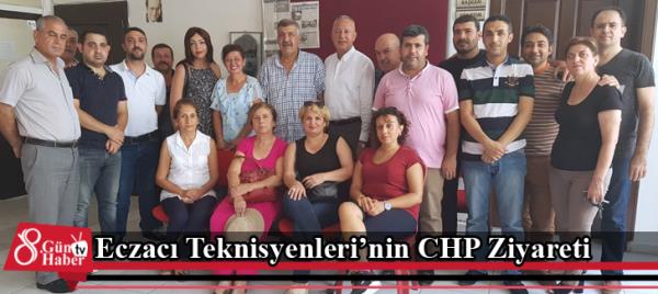 Eczacı Teknisyenlerinin CHP Ziyareti