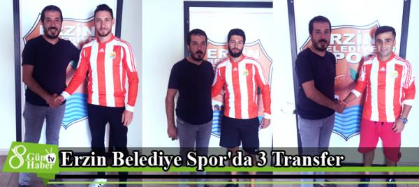Erzin Belediye Spor'da 3 Transfer