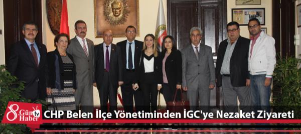 CHP Belen İlçe Yönetiminden İGC'ye Nezaket Ziyareti