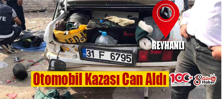Reyhanlı'da Lastiği Patlayan Otomobil Kazası: 1 Ölü