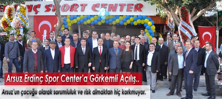 Arsuz Erdinç Spor Centera Görkemli Açılış.. 