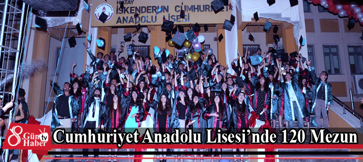 Cumhuriyet Anadolu Lisesinde 120 Mezun