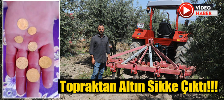 Hatay'da Çiftçi Traktörle Tarlayı Sürerken Küp Dolusu Altın Sikke Buldu!