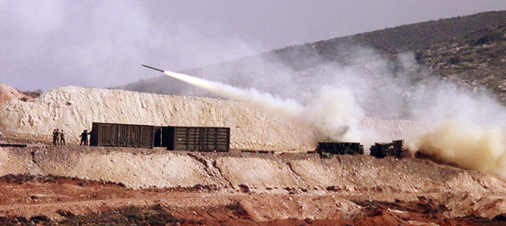 Çok Namlulu Roket Atarlardan Afrin'e Yoğun Atış