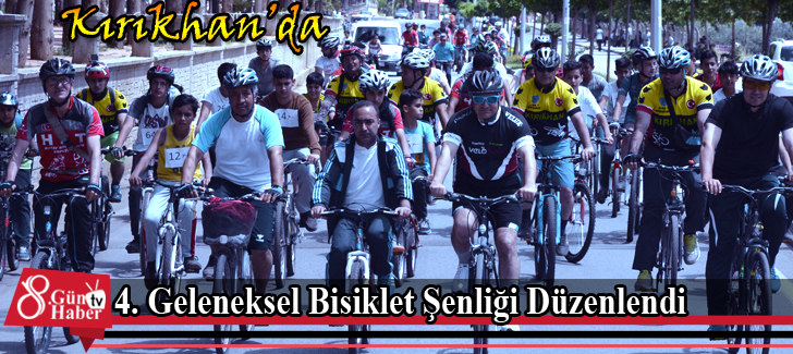Kırıkhanda 4. Geleneksel Bisiklet Şenliği Düzenlendi