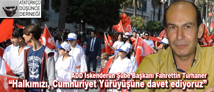 29 Ekim kutlama törenlerinde, izinli Cumhuriyet Yürüyüşü yapılacak