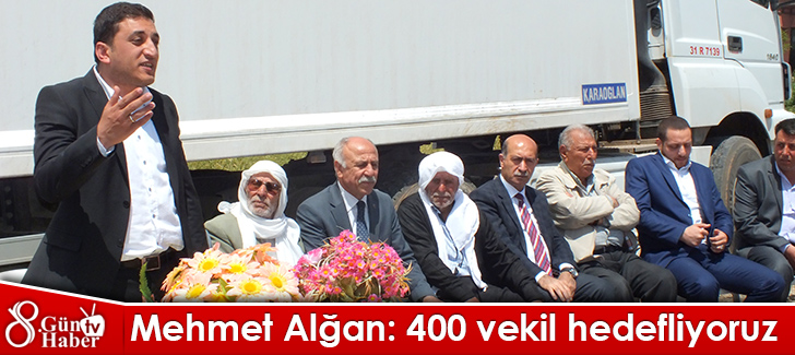 Mehmet Alğan: 400 vekil hedefliyoruz