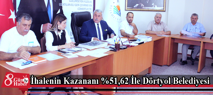 İhalenin Kazananı %51,62 İle Dörtyol Belediyesi