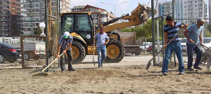 Plaj Futbol Sahası Düzenleniyor!..