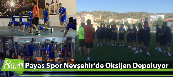 Payas Spor Nevşehir'de Oksijen Depoluyor