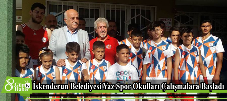 İskenderun Belediyesi Yaz Spor Okulları Çalışmalara Başladı