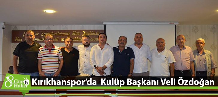 Kırıkhansporda  Kulüp Başkanı Veli Özdoğan