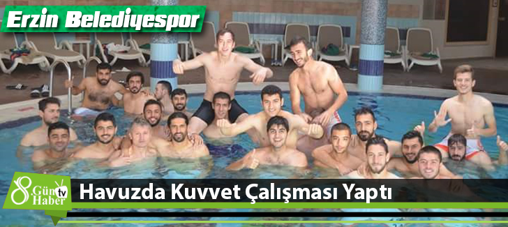 Erzin Belediyespor Havuzda Kuvvet Çalışması Yaptı