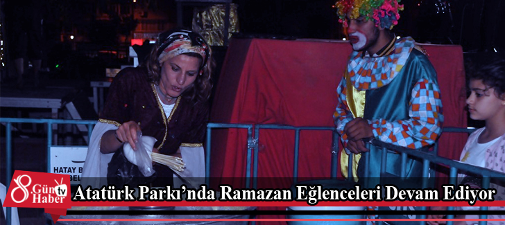 Atatürk Parkında Ramazan Eğlenceleri Devam Ediyor