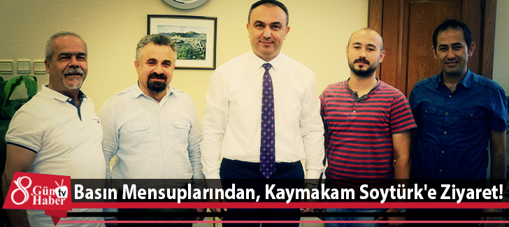 Basın Mensuplarından, Kaymakam Soytürk'e Ziyaret!
