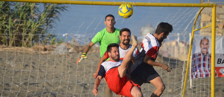 Arsuz'da TFF Plaj Futbolu Heyecanı