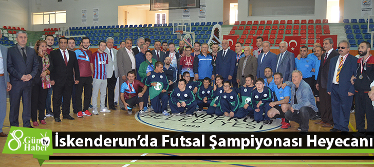 İskenderunda Futsal Şampiyonası Heyecanı