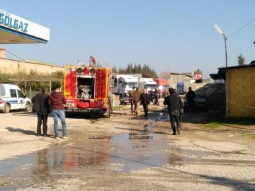 Reyhanlı'da LPG İstasyonu Yakınına Roket Düştü