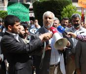 Eylemcilerden İskenderun Belediyesi'ne Tepki