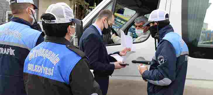HBB TRAFİK ZABITASINDAN D4 YETKİ BELGELİ ARAÇLARA DENETİM