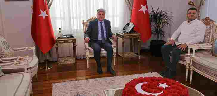 Başkan Samraoğlu’ndan Vali Rahmi Doğan’a Ziyaret