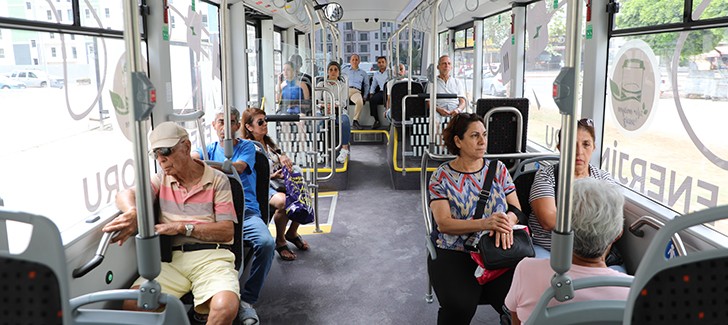 İskenderun’da Elektrikli Otobüs Testte