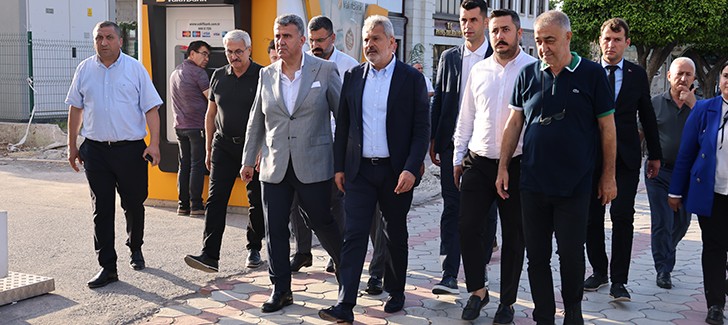 BAŞKAN ÖNTÜRK, PAYAS ESNAFINI ZİYARET ETTİ