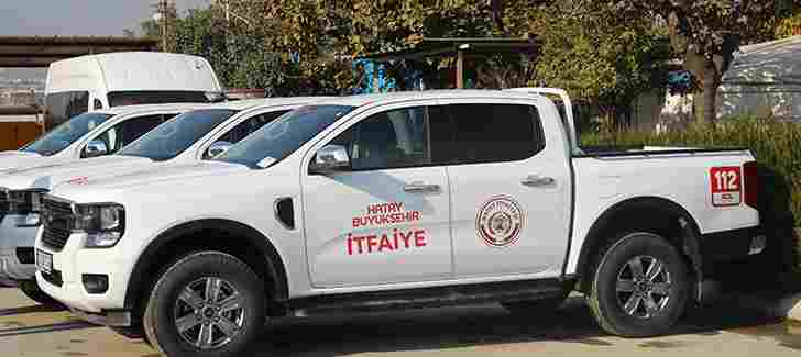 HATAY İTFAİYESİ ARAÇ FİLOSUNA YENİ ARAÇLAR KATTI