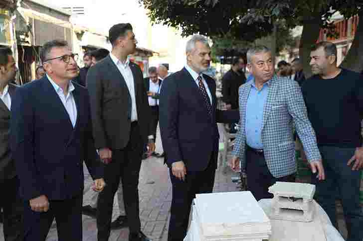 BAŞKAN ÖNTÜRK’TEN İSKENDERUN ESNAFINA ZİYARET