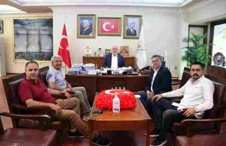 BAŞKAN TOSYALI’YA ZİYARET