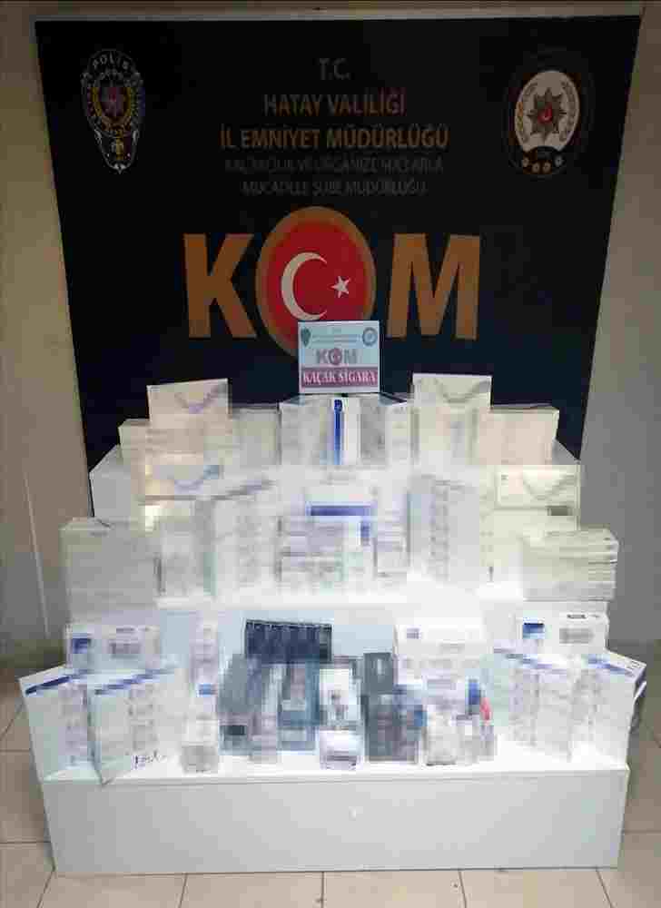 Hatayda kaçak sigara operasyonu