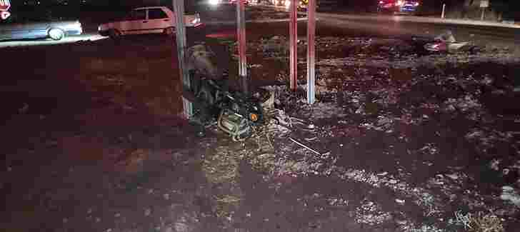 Motosiklet Sürücüsü Hayatını Kaybetti