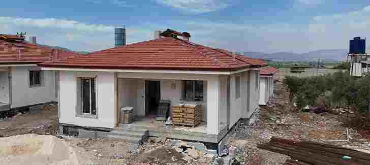HBB’NİN KIRSAL DÖNÜŞÜM PROJESİNDE KONUTLAR YÜKSELİYOR
