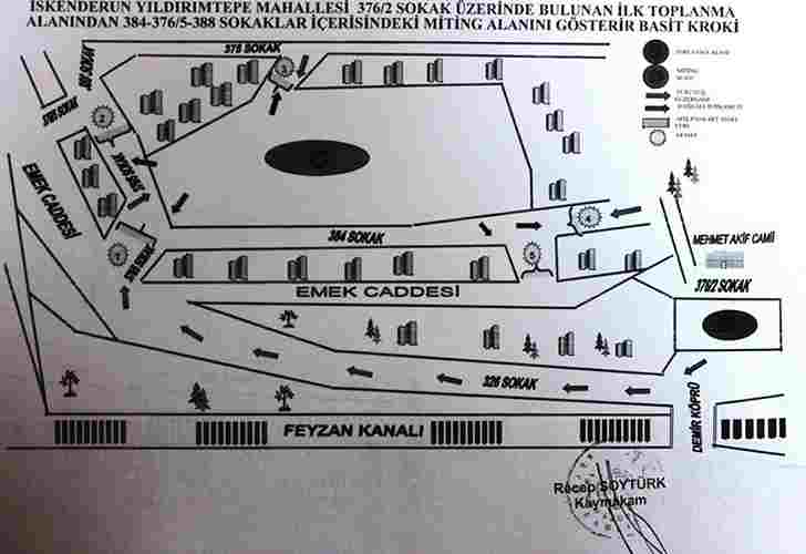 Gösteri Yürüyüşleri Yer Ve Güzergahları Açıklandı