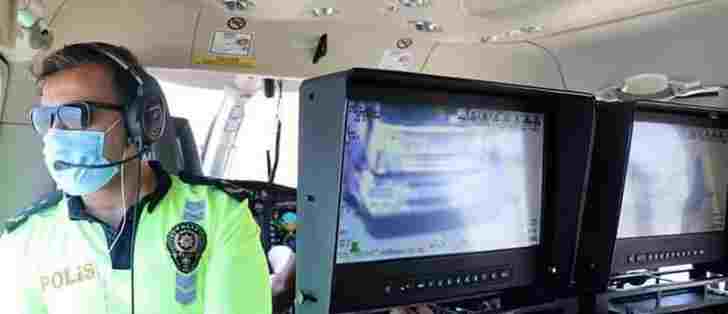 İSKENDERUN’DA HELİKOPTER DESTEKLİ DENETİMDE 29 SÜRÜCÜYE CEZA