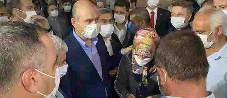 Bakan Soylu, Hatay’da incelemelerde bulundu
