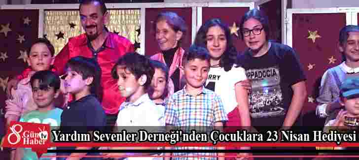 Yardım Sevenler Derneği’nden Çocuklara 23 Nisan Hediyesi