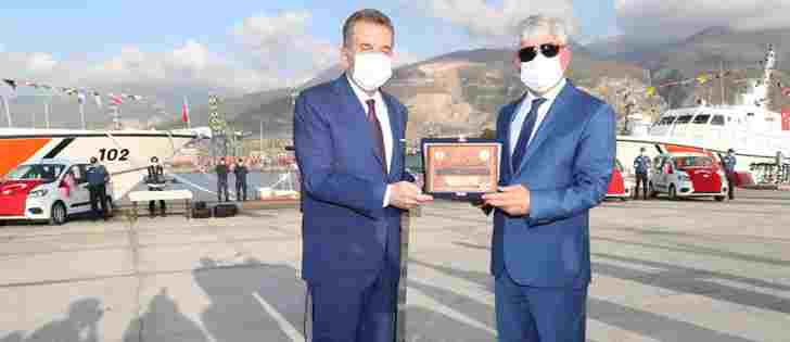 Sahil Güvenlik Botu 6 Araç ve Drone Hayırlı Olsun