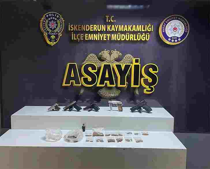 İskenderun’da Asayiş Uygulaması:19 Gözaltı