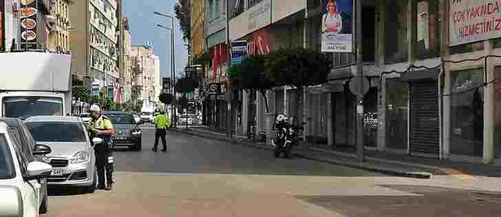 İskenderun’da Kapanmanın İlk Günü